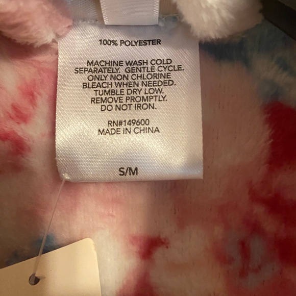 Floral Fleece Robe - Picture 5 of 7